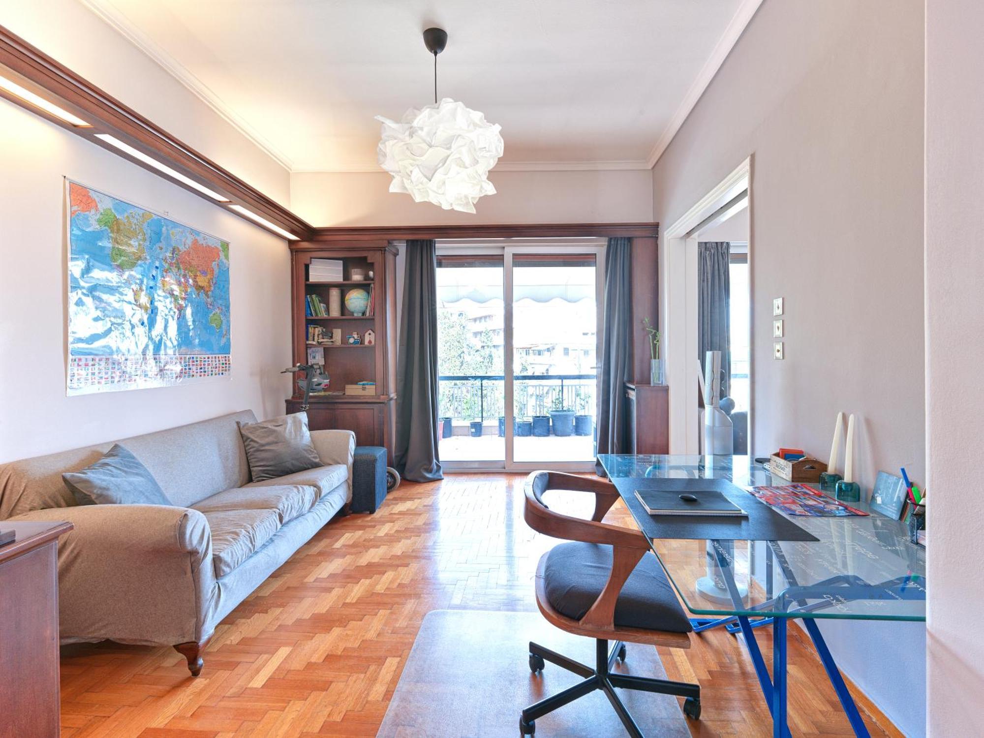 Central Pagrati Apartment With Park View Balcony - Opp Pangrati Grove Athens Exterior photo